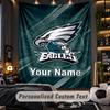 TapestryPhiladelphia Eagles Custom Name Text Personalized Wall Hanging Tapestry Home Wall Decor