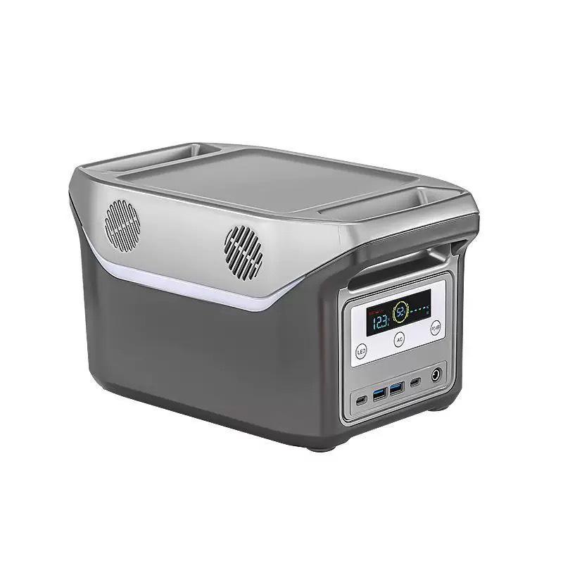 220V Portable Solar Power Supply: 2000W Large Capacity for Household Emergency & Lighting