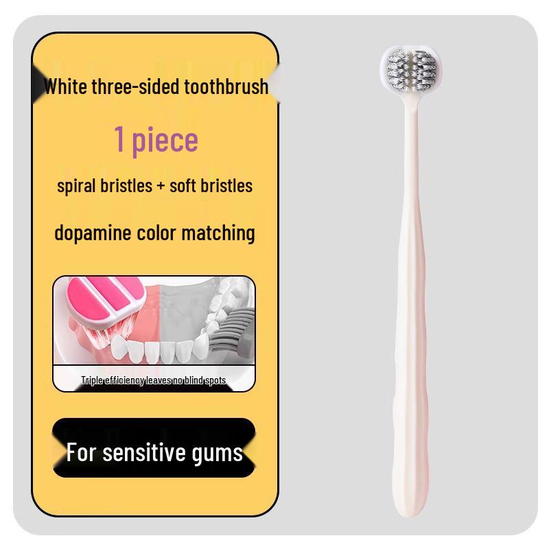 Ultra-Soft Bristle Toothbrush Family Pack for Adults - Large Head, Gentle for Men & Women
