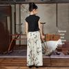 ASK JUNIOR Girls' Hanfu Style T-shirt & Pants Set