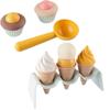 Wheat Straw Ice Cream Model Toy Pretend Play Simulation Ice Cream Outdoor   Home DIY