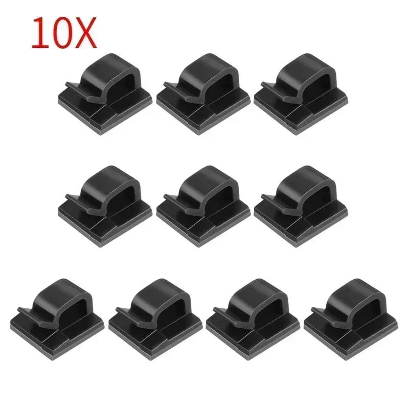 

10-50pcs Cable Clips Organizer Car Phone Charger Cord Holder Manager USB Line Fastener for Car Dash Camera Dashboard Cable Clip