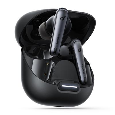 Anker Soundcore Liberty 4 NC (Bluetooth 5.3) [Całkowicie bezprzewodowe słuchawki douszne Ultra-redukcja szumów 3.0 Ładowanie bezprzewodowe Połączenie wielopunktowe Zewnętrzne