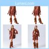 Vintage Hippie Rock Style Costume For Adults And Kids Perfect For Halloween And Festivals