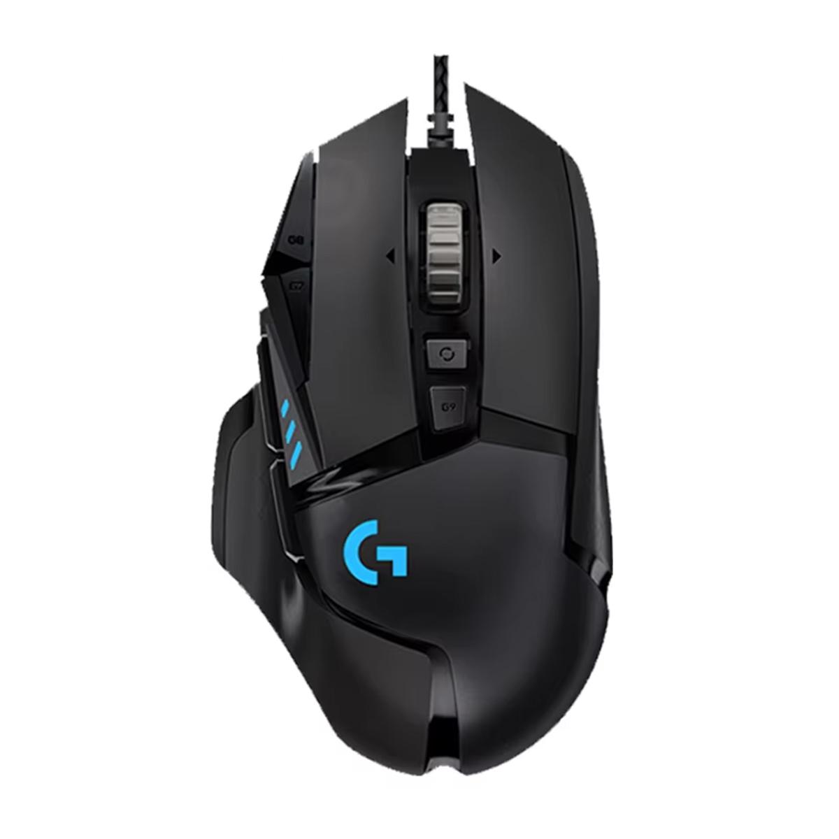 

Проводная мышь Logitech G502 HERO Dominator Игровая Киберспорт Движок HERO RGB Мышь Механическая Регулировка Веса Соревнования чёрный