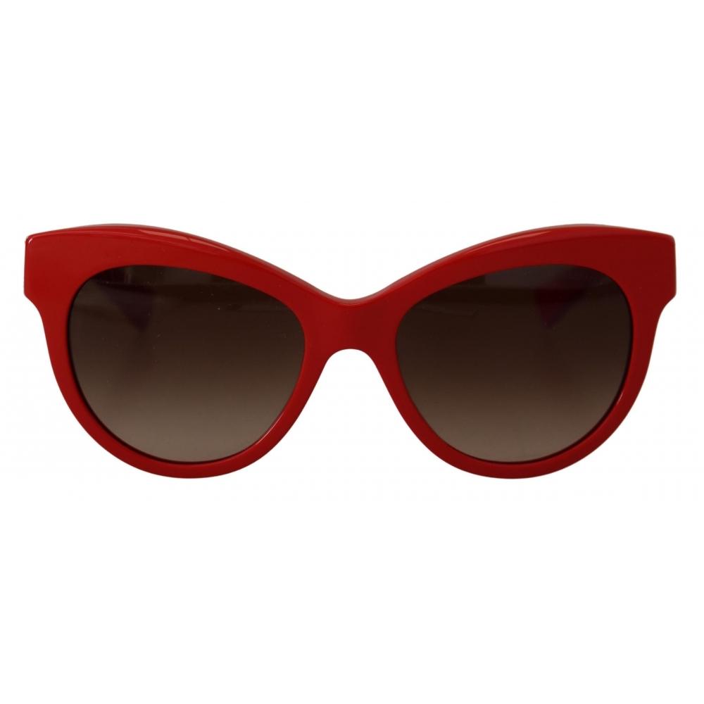 

Dolce Gabbana Elegant Mosaico Cat Eye Women s Sunglasses red