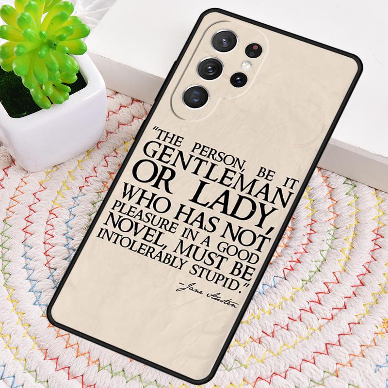 Pride And Prejudice TPU Phone Case For Samsung Galaxy note 10 pro S26 S25 S24 S23 S22 Ultra Plus S21 FE S20 Shockproof Cover