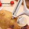 2-in-1 Multi-Purpose Peeler and Grater Knife for Fruits and Vegetables