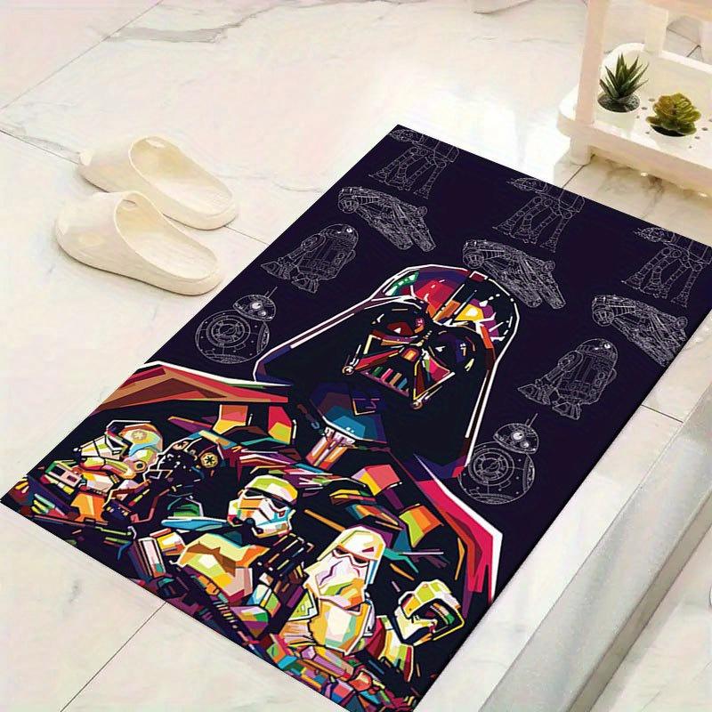 

1pc Star wars Yoda Pattern Carpet Area Rug Non-slip Carpet Hand Washable Floor Mat Suitable For Living Room Bedroom Home Decor Room Decor Ch 60cm by 90cm