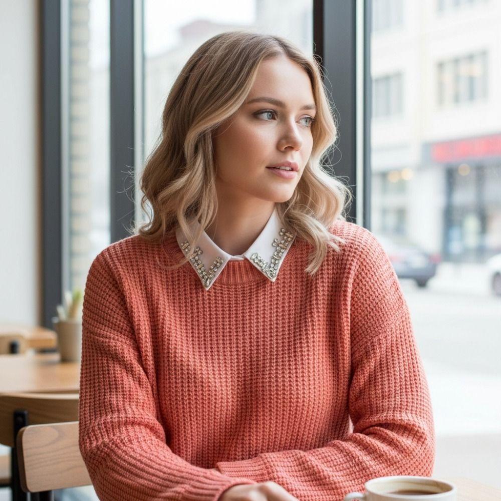 Lace Fake Collar Korean Fashion False Shirt Collar Detachable Collar  Dresses Matching