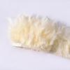 High-Quality Turkey Feather Edging, Colored Feathers, Fire Feather Edging For Weddings