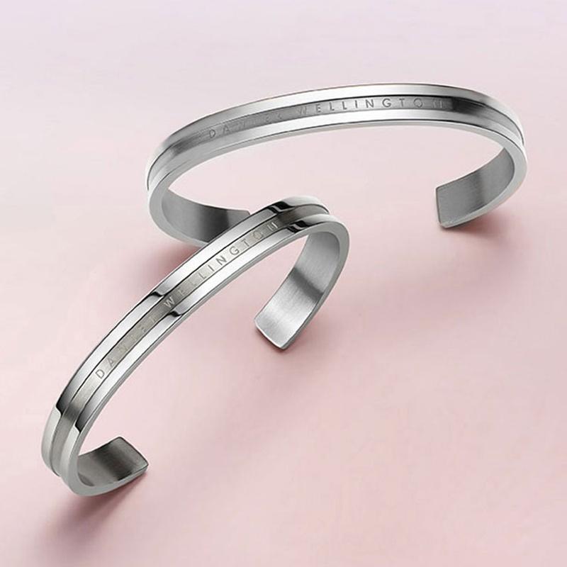 Daniel Wellington Light luxury, trendy and cool wide bracelet, star silver alloy bracelet, same style for men and women, couple style C143-C145