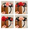 Chinese Princess Hairbands Traditional Headbands Princess Headpiece Costume Chinese Princess Qitou with Flower