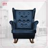 Diana Rocking Chair, Scandinavian, Family Meble, Navy Blue, Dark Blue