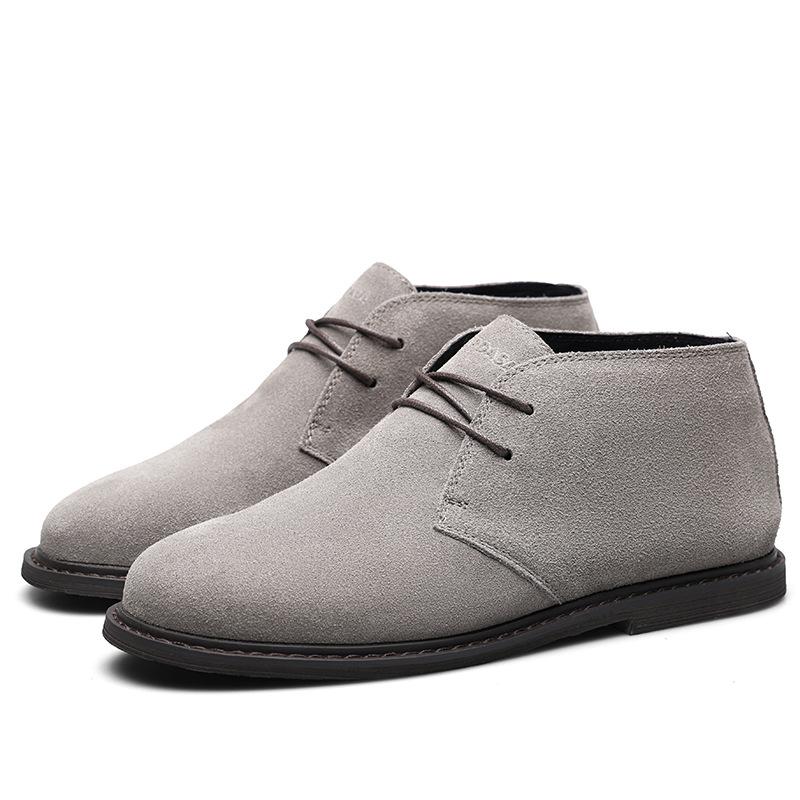 2025 direct supply desert boots men's short boots niche Martin boots men's retro tooling boots anti-suede casual shoes