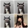 Čelenka do plyšových kočičích uší Dámská Cosplay stuha do vlasů Legrační roztomilá vlasová obruče Lolita