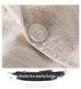 Men's Striped Short-Sleeve Casual Linen Suit for Spring & Autumn - Youthful, Handsome, and Popular (Model Y803)