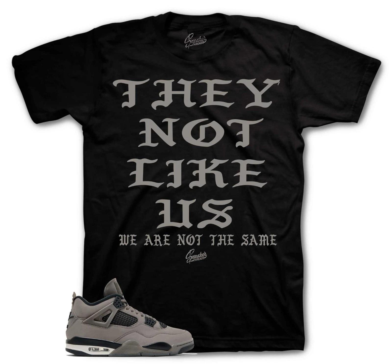 

Shirt To Match Retro 4 Cave Stone AJ4 Sneakers - Not us Tee 2XL