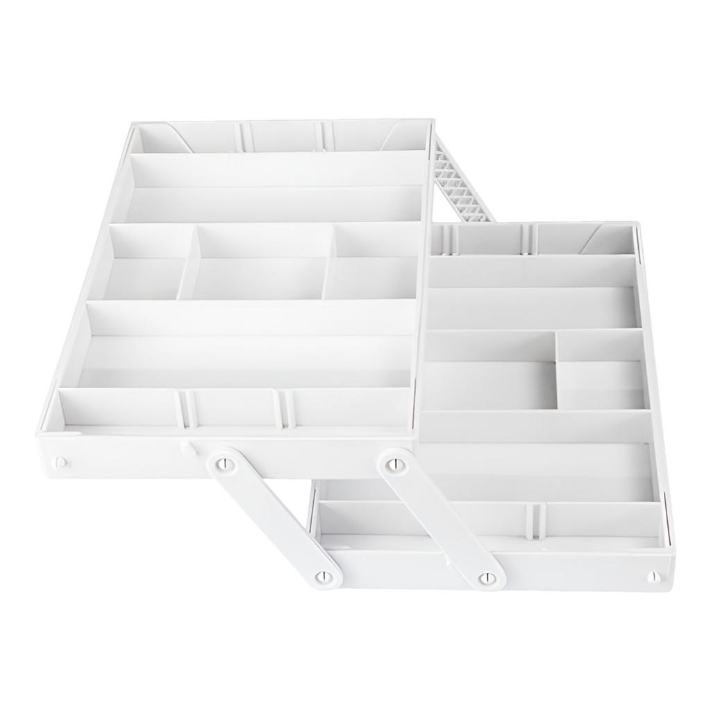 2/3 Tier Adjustable Drawer Organizer Box Trays Make Up Cosmetics Sundries Divider Holder Kitchen Bathroom Closet Jewellery Box