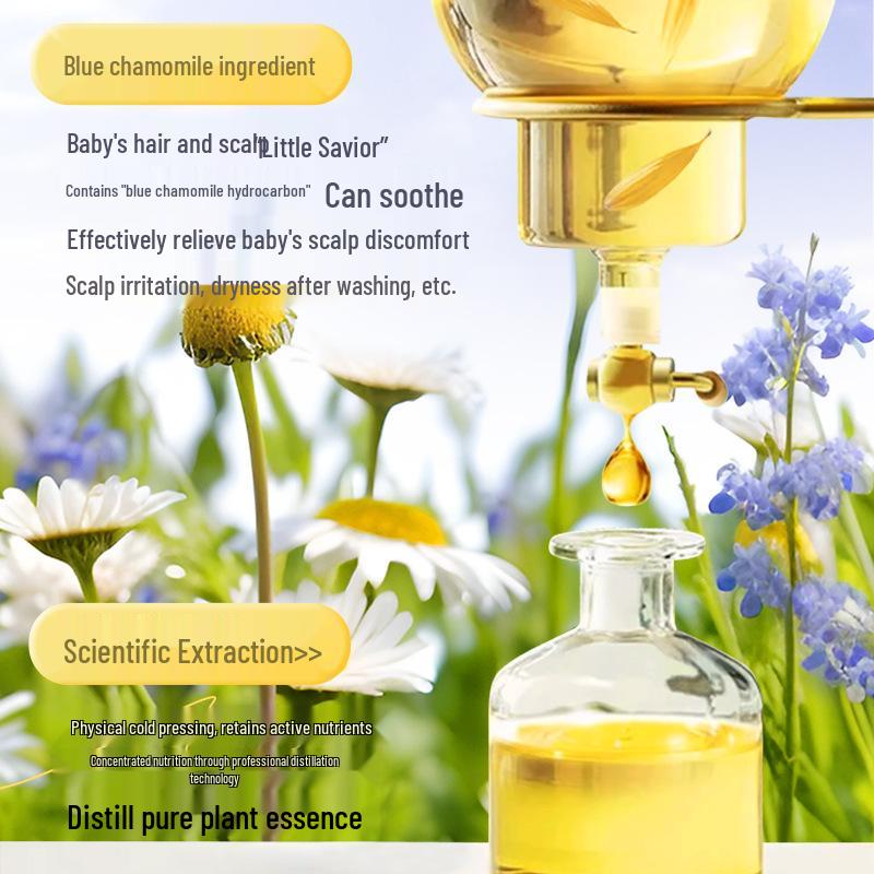 Bisu Tang Blue Chamomile Children's Shampoo - Smooth and Gentle Hair Care