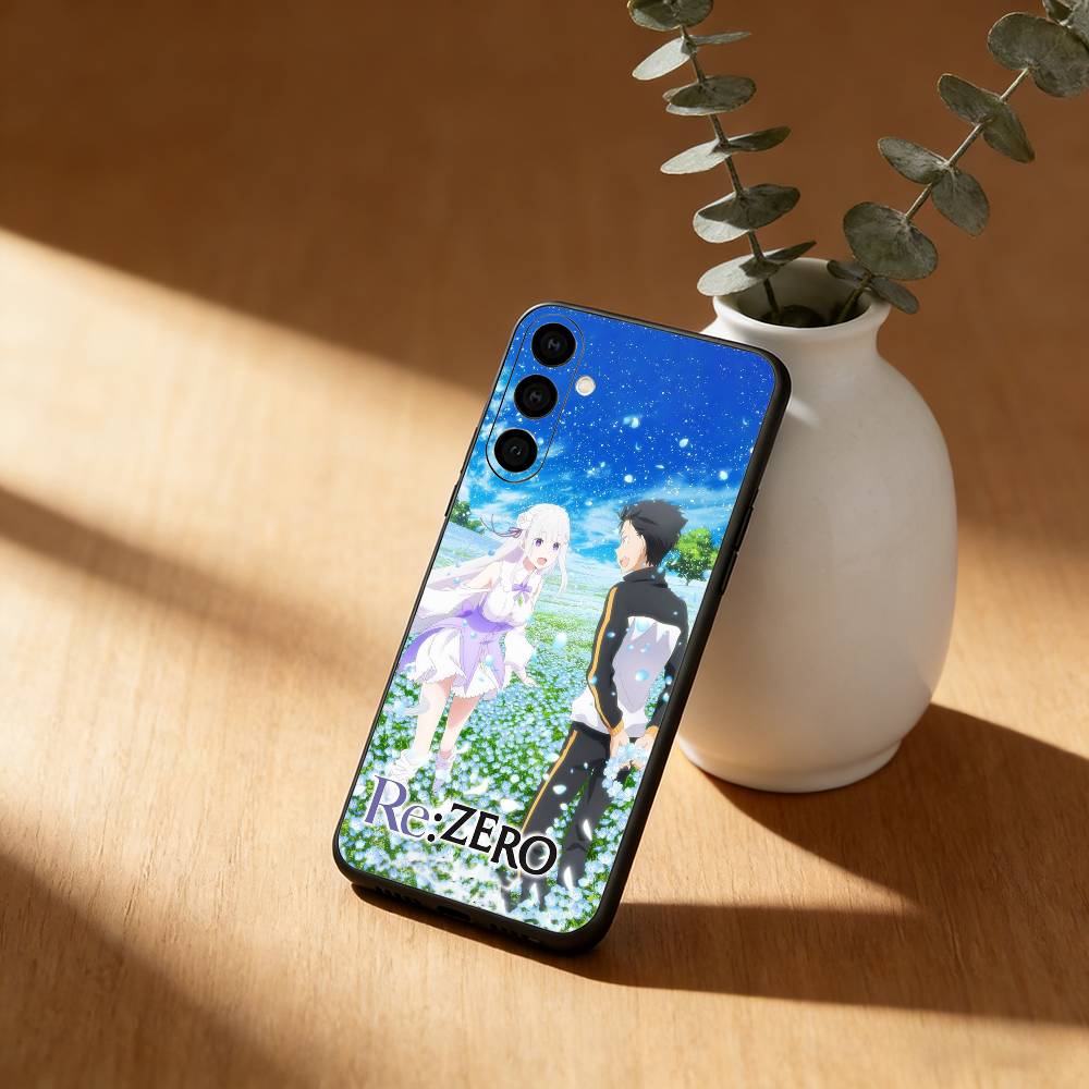 Re Z-ZERO Starting Life in Another World Phone Case For Samsung GalaxyA13,21s,22,31,32,52,53,71,72,73,Soft Black Cover