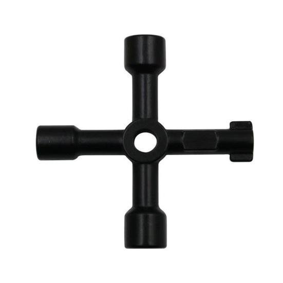 4-in-1 Water Meter Valve Key 4-Way Multi-Functional Water Utility Key High-Strength