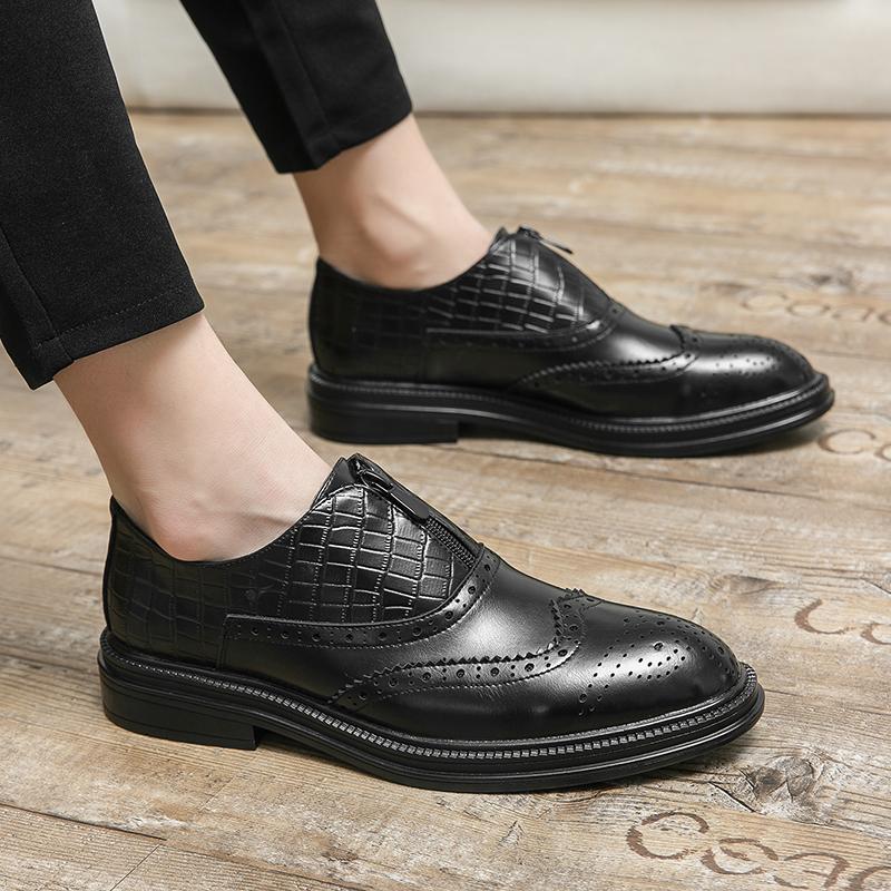 Fashion Shoes Men Casual Leather Business Shoes Formal Dress Tenis De Hombre Moccasins Mokasin Tenis Caballero Designer Fashion