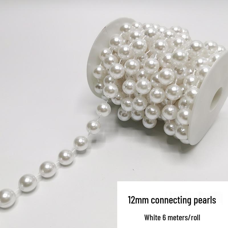 Double-Line Pearl Sunflower Snowflake Beads DIY Decoration