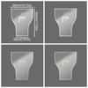 30 Pieces Transparent Flower Wrapping Bags Colorful OPP Bag Flower Arrangement Bags Waterproof Bouquet Packaging Bags