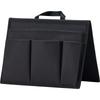 Kingjim Storage Stand Organizer Black New Basic SOZ200 Black Bag-in-Bag