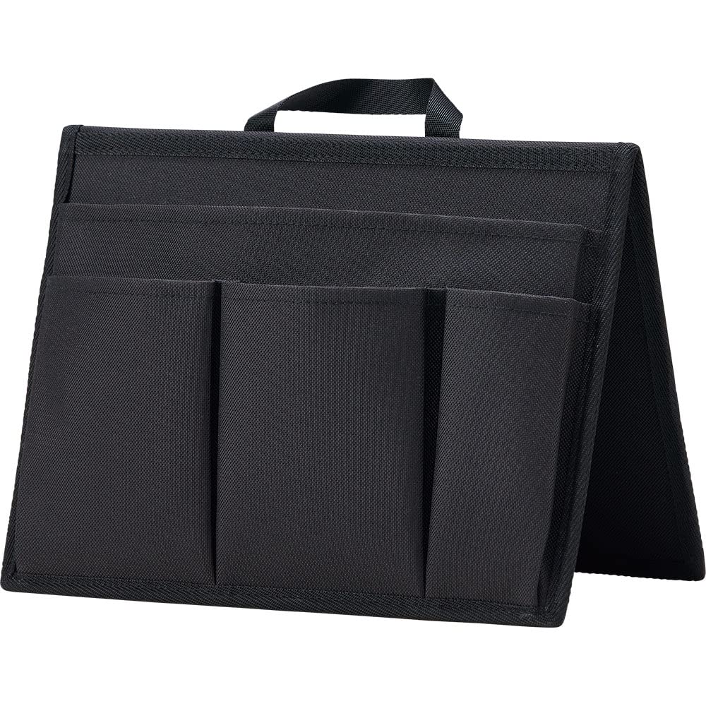 Kingjim Storage Stand Organizer Black New Basic SOZ200 Black Bag-in-Bag