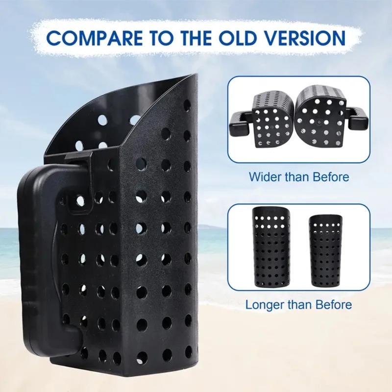 ABS Plastic Metal Detector Shovel Rust Resistant Compact Detecting Sifter Versatile Manual Sand Scoop Shovel for Outdoor Beach