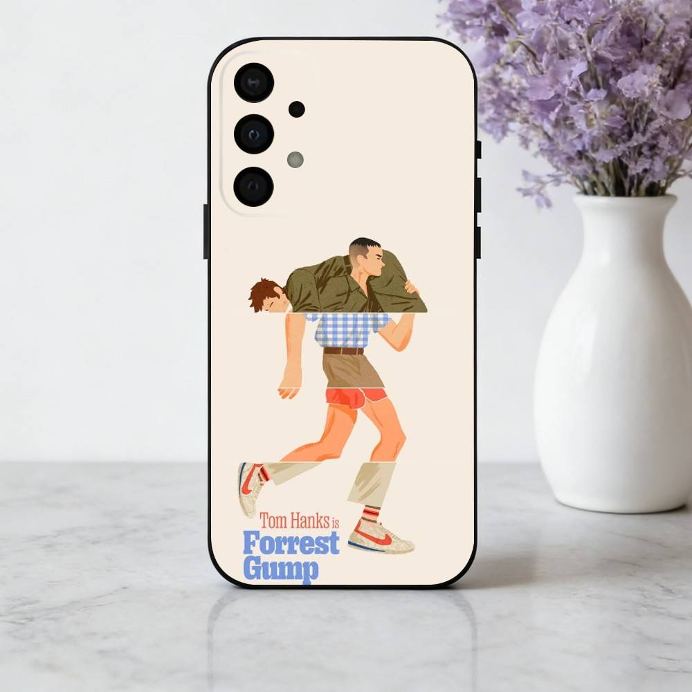 

F-Forrest Film G-Gump phone Case For Samsung Galaxy A73,A72,A71,A70,A53,A52,A51,Others Soft Black Shell Samsung a22 5g