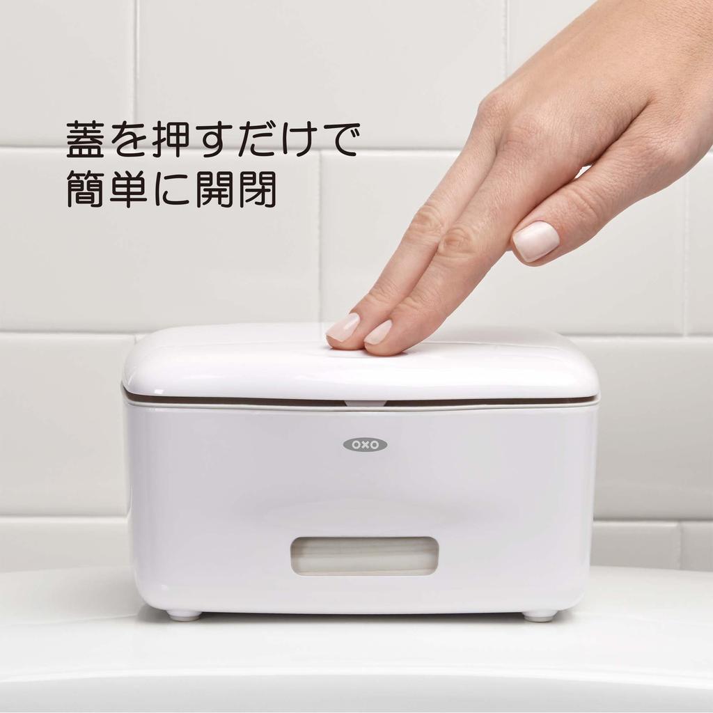 OXO Wipes Dispenser Keeps Wipes Drying Wet Wipe - One-Handed Open/Close, Airtight, Out, Case/Container
