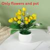 Strawberry Simulate Apple Orange Peach Pomegranate Fruit Tree Potted Plants