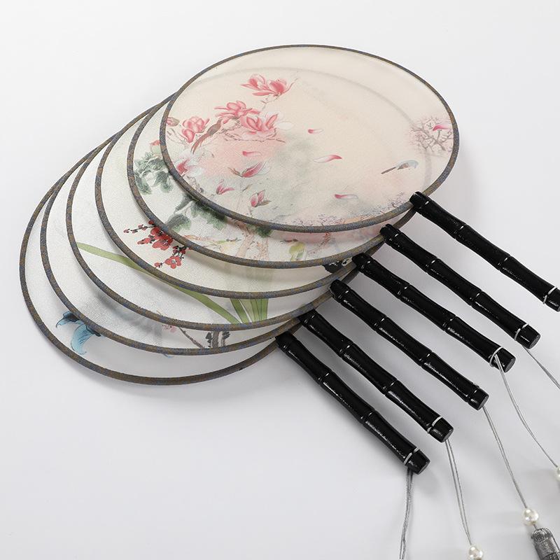 Translucent Ancient Style Fan with Bamboo Handle and Chinese Style Fan