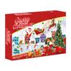 Advent Calendar 2025 Brain Teaser Puzzles Family Brain Challenge Games Toys with Plastic Metal and Wooden Puzzle Toys for Kids