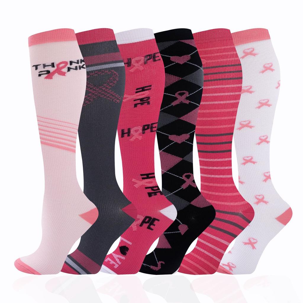 Nylon Pressure Socks Stockings Fitness Outdoor Running Cycling Socks Quick-Drying Breathable Men'S And Women'S Compression Calf Socks