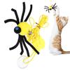 Cat Door Toy Hangable Fake Spider Game Elastic String Stimulating Cat Toys For Puppy Kitten Small Medium Large Breed Pet