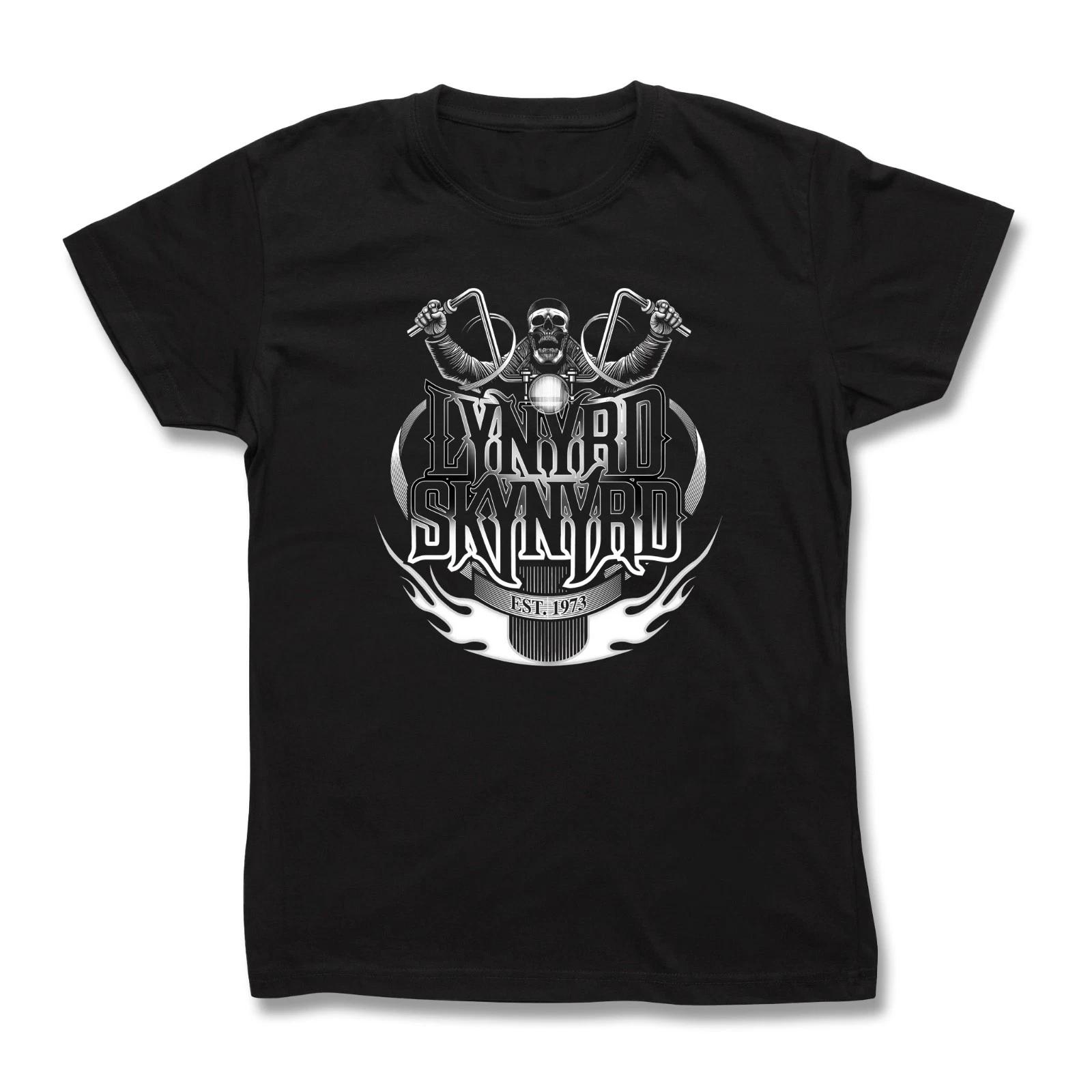Lynyrd Skynyrd Black T-Shirt - 100% cotton - Southern Rock band gift for him XL