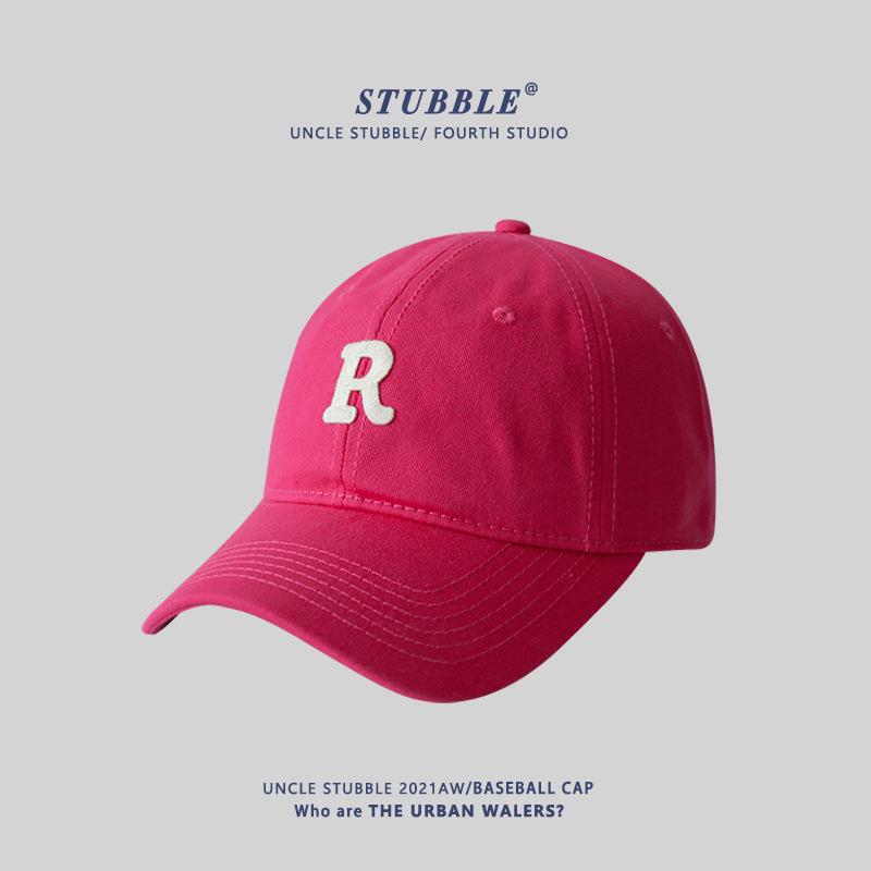 

Fashion Classic Solid Design Baseball Cap Women Men Korean Version Soft Top Letter Suncap Golf Cotton Srteetstyle Sunscreen Cap S