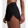Lullulemon Fast And Free High-Rise Classic Fit Split Shorts 3-Inch Blk