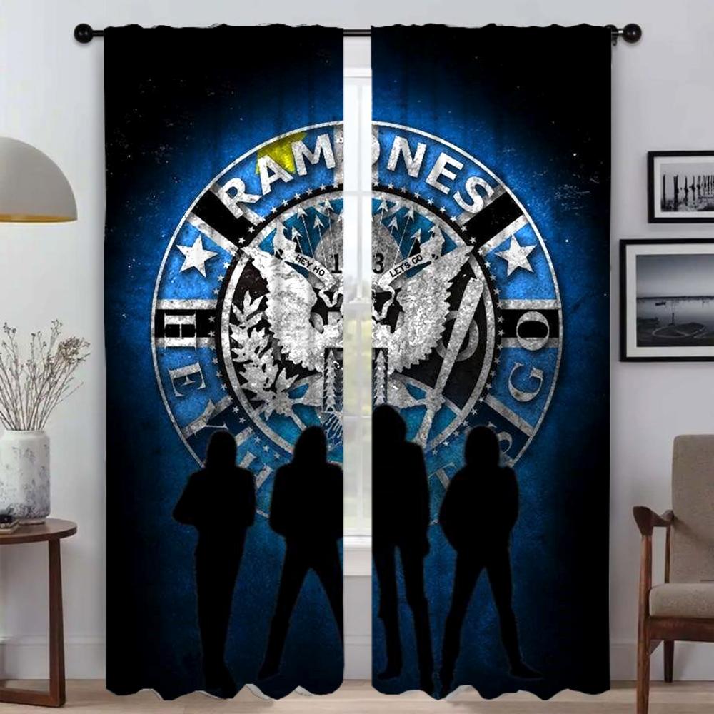 

Разделительные шторы Ramones для современной гостиной, шторы для затемнения, шторы для домашнего интерьера, 2 штуки, тюль для штор на окна в спальню W50xH70cmx2pcs-CL