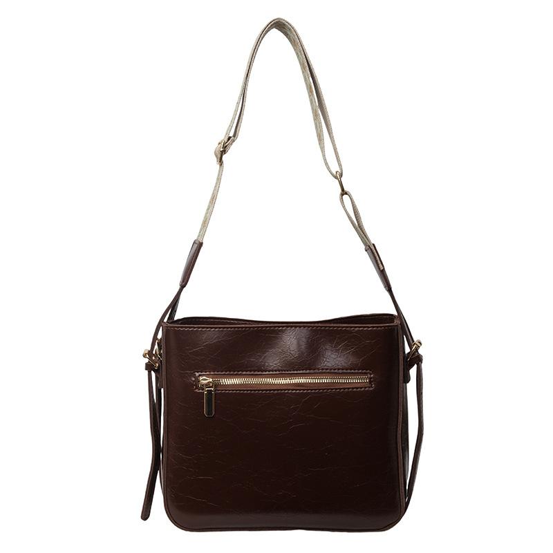Wide Shoulder Strap Messenger Bag Women's New Fashion Versatile Shoulder Bag