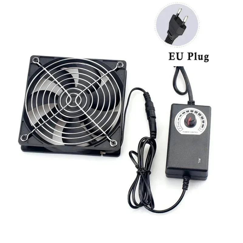 Multifunctional Exhaust Cooling Fan with Switch Cable for PC CPU Server Chassis Router Ventilation Fast Cooling System