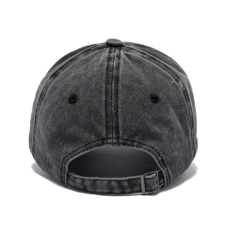 Humorous Baseball Cap with Builtin Fifties Text Wash Cotton Adjustable Dad Hat for Daily Outfit Women Men Accessory