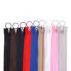 5pcs/Pack Resin Zipper 25cm Candy Colors Zippers Round Ring Zipper Decorative For Sewing Bag Garment DIY Sewing Accessories