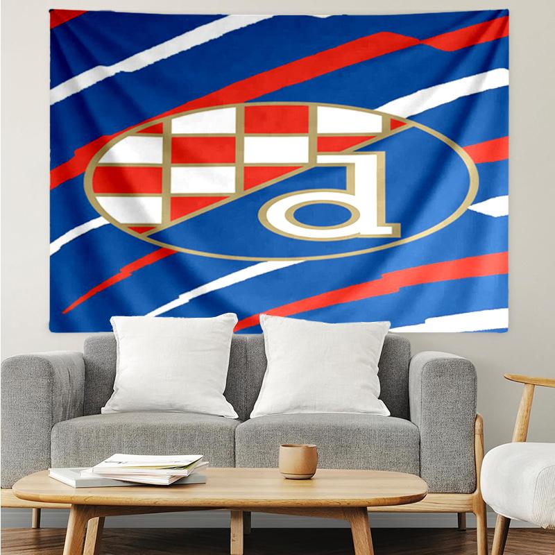 Dinamo Zagreb Basketball Club Tapestry Hanging for Bedroom,Livingroom, Playroom,Decor Art Room Wall Tapestry Holiday and Birthday Gifts