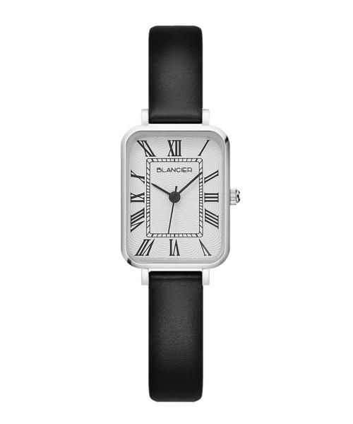 [BLANC CHERE] BLANC CHERE Elure Римская Квадратная Кожаная Женская Часы BW0605L-WRBK NONE