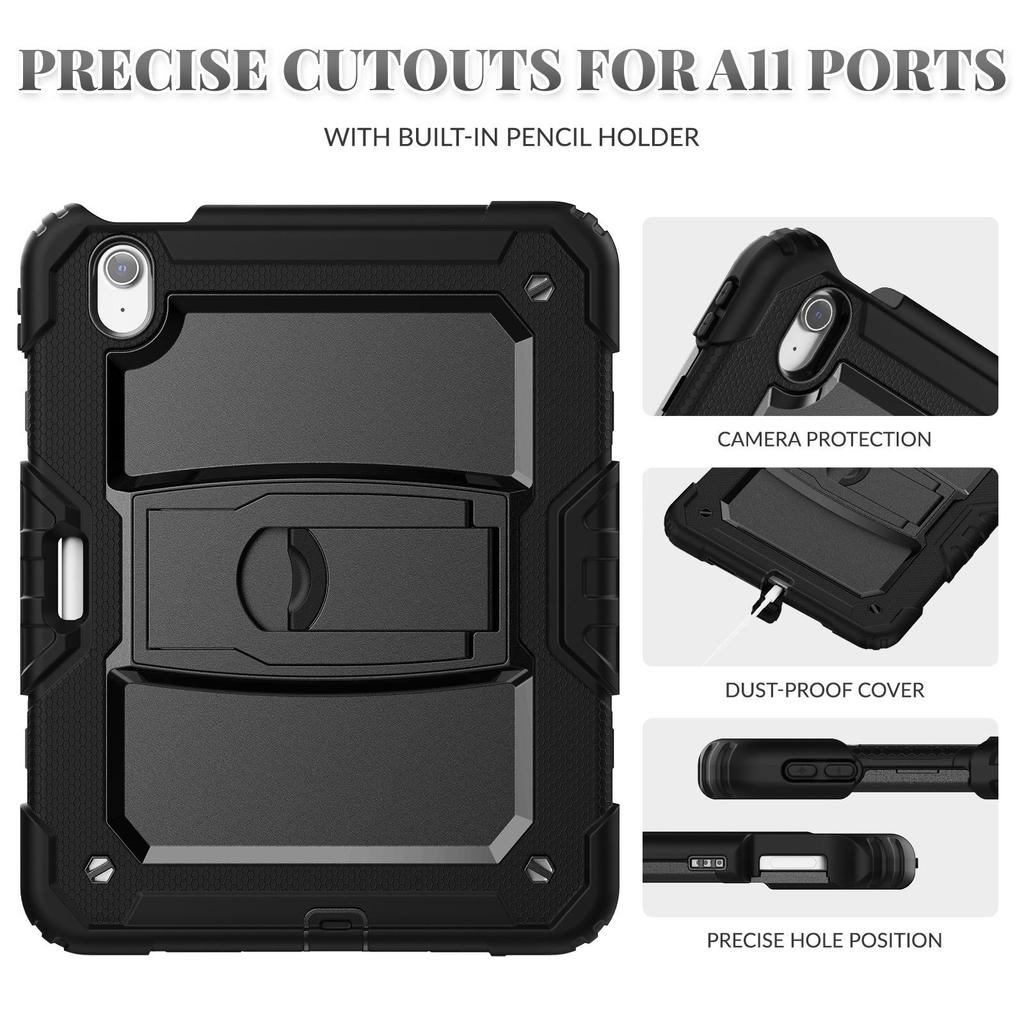 Protective Case for iPad Air11 M2 A2902 (2024) with Magnetic Pen Slot